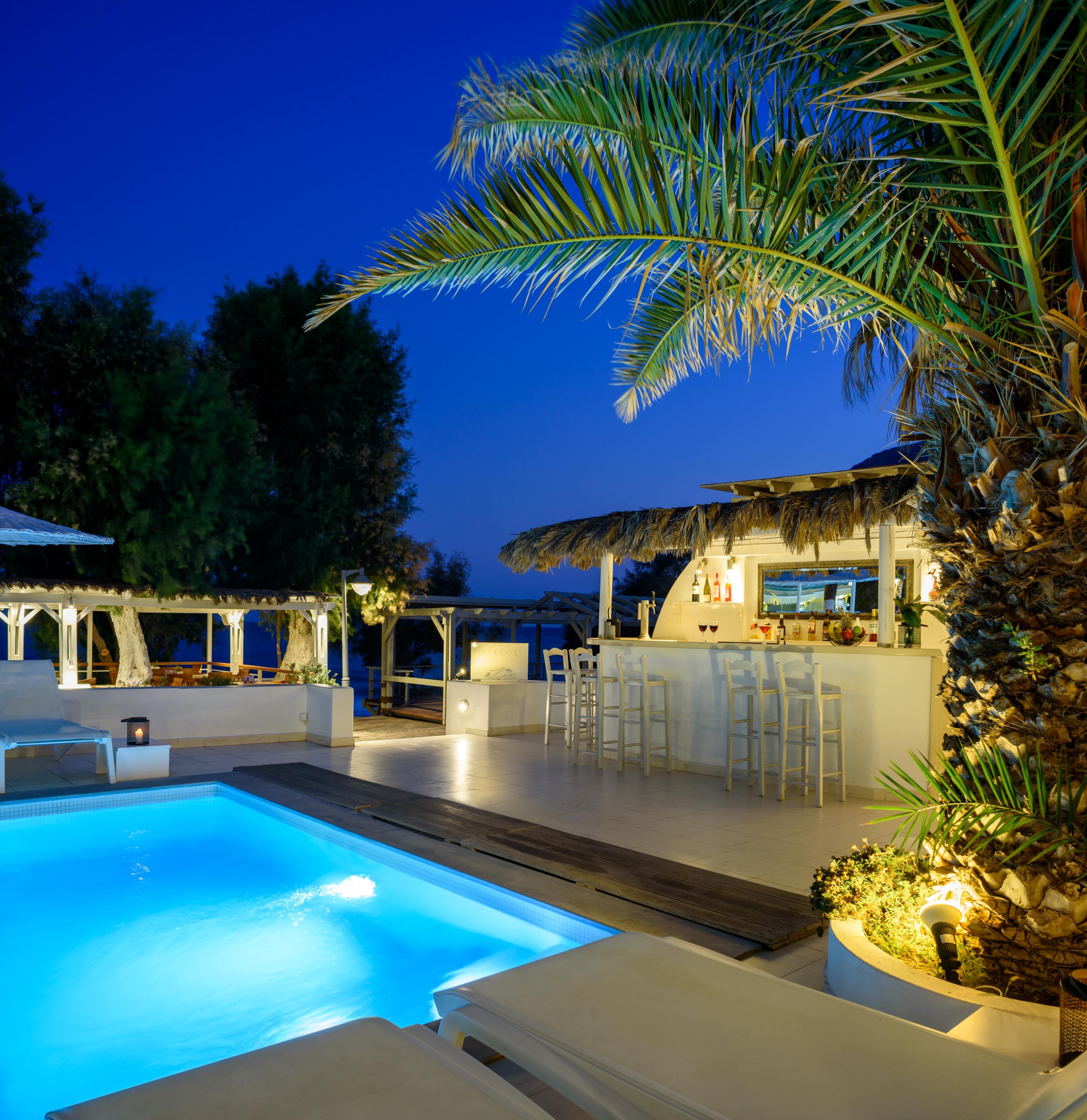 Alesahne Beach Hotel Kamári Buitenkant foto