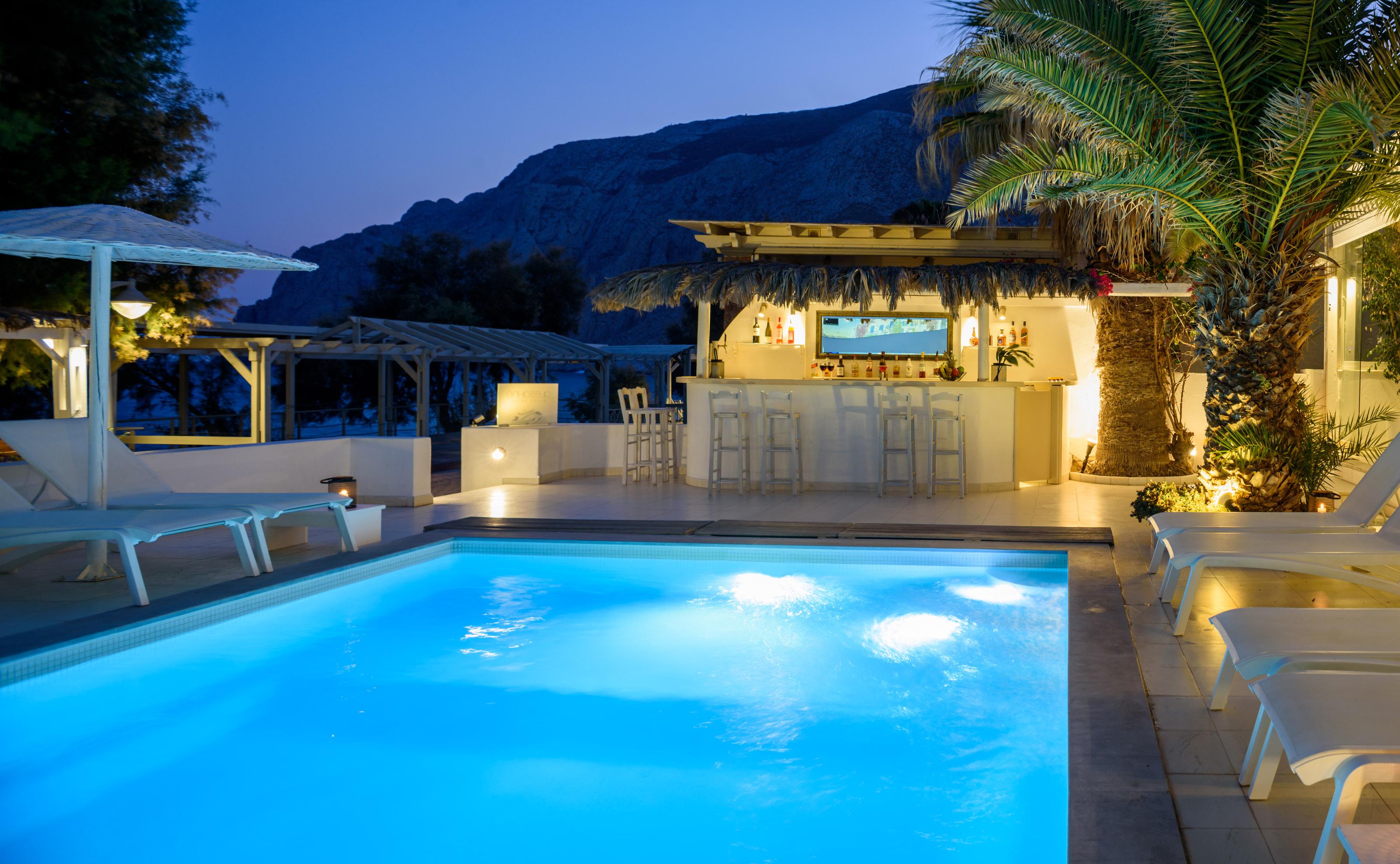 Alesahne Beach Hotel Kamári Buitenkant foto
