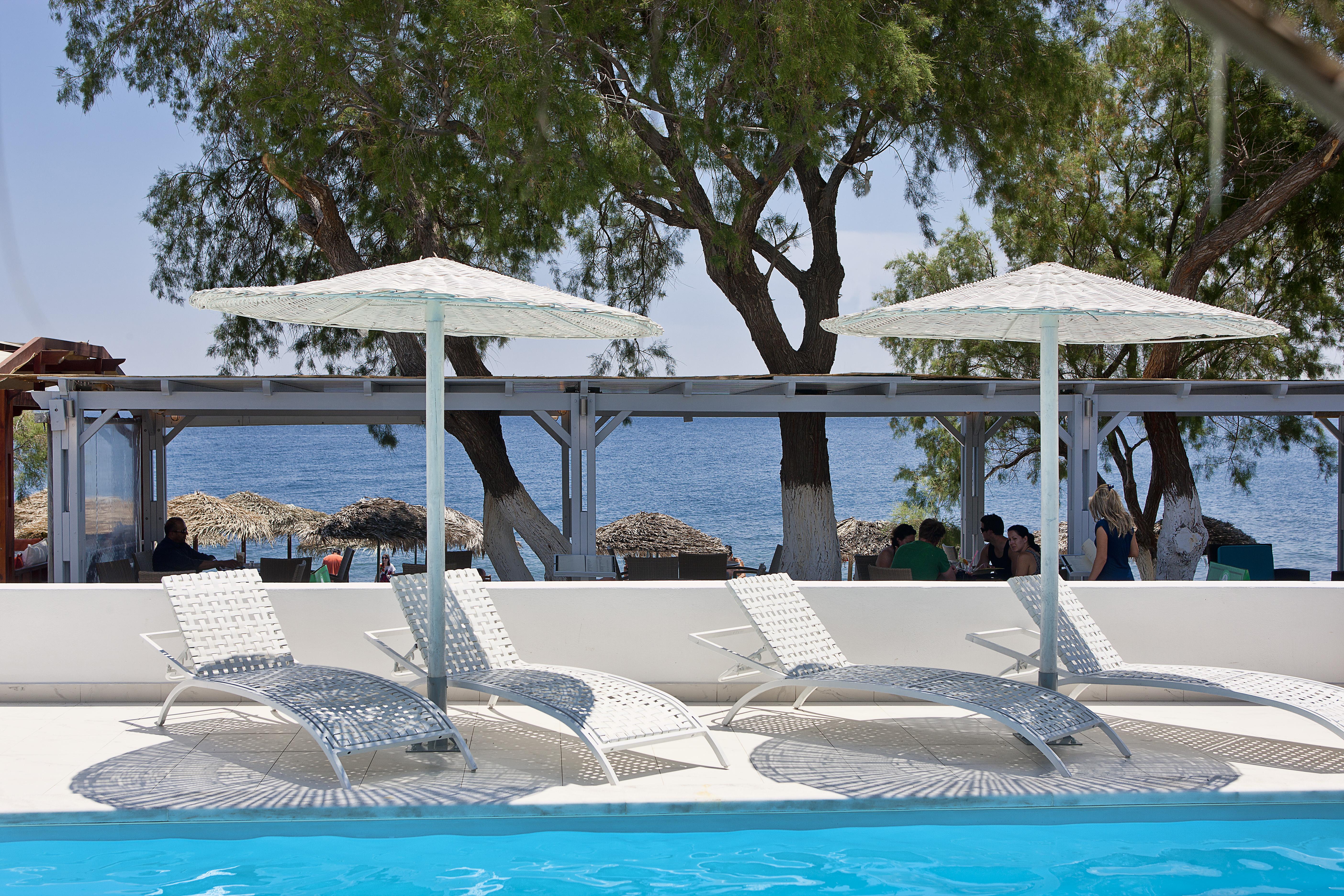Alesahne Beach Hotel Kamári Buitenkant foto